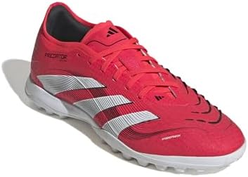 Adidas Predator Pro TF Zapatos de fútbol, Rojo Lucid/Blanco del